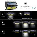 64LED Solar Light Motion Sensor Outdoor Yard Garden Waterproof Wall Night Lamp