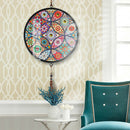 Mandala Pendant Coffee Tassel DIY Diamond Painting Special Shape Home Mural