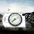 Multifunctional Equipment Camping Outdoor Mini Compass Ruler Portable Map S S8P1
