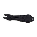 Acoustic Guitar Bone Bridge Saddle and Nut & Rosewood Bridge Pins Abalone Dot