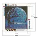5D DIY Full Drill Diamond Painting Moon Embroidery Mosaic Craft Kit (z1562)