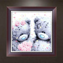 DIY 5D Diamond Embroidery Painting Lover Bear Cross Stitch Craft Home Decor