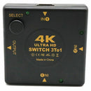 4K HDMI Switch Box Selector 3 In 1 Out kvm Audio Extractor Hub Splitter Swi G7Z2