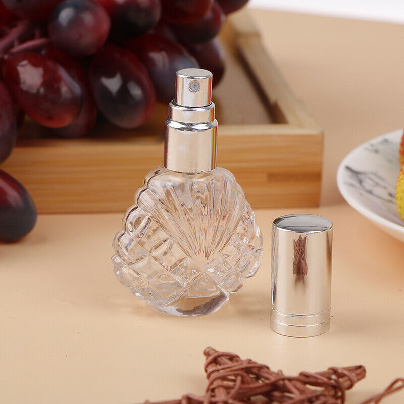 15ML Mini Empty Glass Bottle Spray Perfume Cologne Refillable Travel Organize Ew