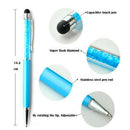 10 Pcs Crystal Pen Diamond Ballpoint Pens Stationery pen Novelty Gift Offic