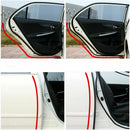 4M Big D Shape Self Adhesive DIY Car Window Door Rubber Hollow Seal Weatherstrip