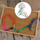 ColorfulRainbow Pet Dog Collar Harness Leash Soft Walking Durable Traction Rope`