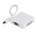 3 in 1 Mini Display Port Thunderbolt DP to DVI VGA HDMI Adapter Cable for A R9X5