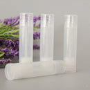 50 Packs 5g Mini Empty Plastic Makeup DIY Lip Balm Tubes Chapstick Bottles Vials
