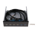 4Port USB2.0+Dual USB3.0 Front Panel Data Hub for Flash Drive/Desktops