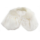 New Winter Ivory Shawl Women's Jacket Bridal Wedding Evening Party Wrap Fau R8L4