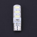 10pcs T10 5630 W5W Silica Gel 6MSD LED Car Interior Light Reading Bulbs White