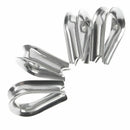 10 PCS 3mm Wire Rope Thimbles for 3mm wire Stainless Steel W7J4