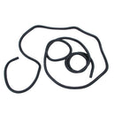 20 Ft 3/4 inch Split Wire Loom Conduit Polyethylene Tubing Black Color Slee