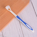 Child Health Blue color Three Head 3 Sided Toothbrush Ultrafine Soft Bristle JR