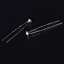 20PCS Clear Crystal Rhinestone Diamante Wedding Bridal Prom Hair Pins Hairpin Gw