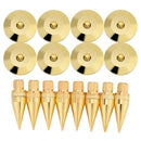 8 Pairs 6 X 36Mm Copper Speaker Spike Isolation Stand + Base Pad Feet Mat S E9J1