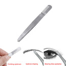 1Pc Stainless Steel Extension Eyebrow Tweezer Eyebrow Comb Makeup Cosmetic T 3C