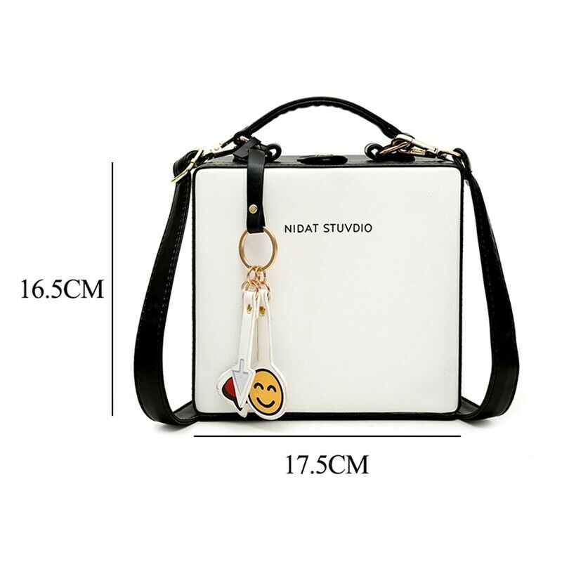 Black white new Small Bag female version of high quality PU fashion beautif O3P3