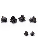 Fashion Women Girls 12pcs Black Plastic Mini Hairpin 6 Claws Hair Clip Clamp  Gn