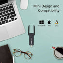 1200Mbps Wireless USB 3.0 5GHz Long Range Dual Band Wifi Adapter Antennas bs