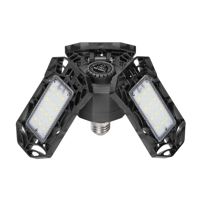 40W E26 E27 LED Deformable Garage Light AC85-265V High Ceiling Industrial Lamp