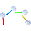 4pcs plastic mini magnifying glass children's toys W1N9