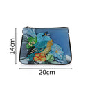 5D Diamond Bird Painting Clutch Bag Leather Wallet Purse Handbag DIY For Women
