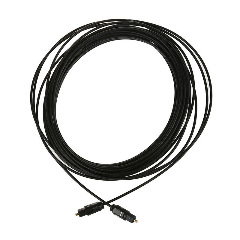 10m/33ft Digital Optical Optic Fiber Toslink Audio Cable OD2.2mm E6J6