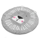 90CM Kids Play Game Mats Round Carpet Rugs Mat Cotton Crawling Blanket Floo E3J3