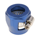 HEX-10 AN10 10AN -10 Fuel Hose Clamp Oil Line Fastener Hex Finisher Blue