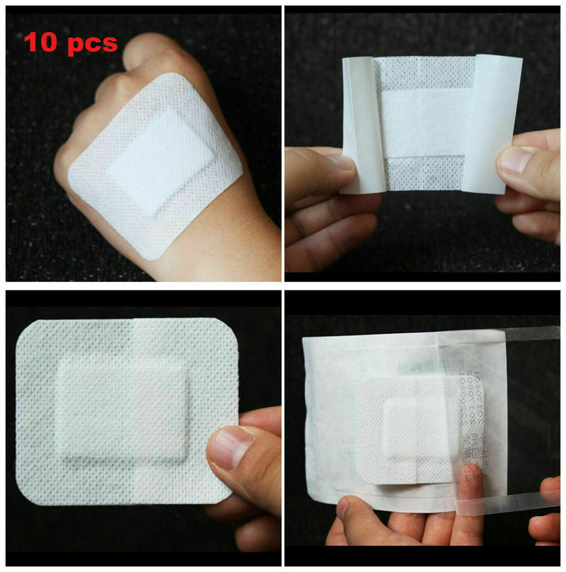 10X/SET Non-Woven Adhesive Wound Dressing Band Aid Bandage Flowery