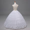 White Long 6-Hoop Petticoat Extra Full Wedding Prom Ball Crinoline Underskirt