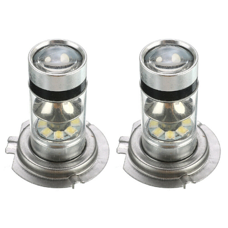 2X H7 LED Car Headlight High/Low 10000W 150000LM COB Kits Fog Lamp 6000K White