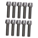 10pcs Bike Stem Screw Bicycle Bolts M5/M6x20mm Road Mountain Bike Bolt M5