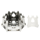 Foldable Outdoor Camping Wood Stove Stainless Steel Survival Cooking Burner