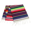 Mexican Serape Table Runner Fringe Cotton Tablecloth Fiesta Party Dinner De W2U5