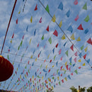 Multi Colour Banner Bunting Party Event Home Garden Decoration U9Q1