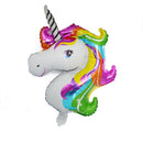 70x46cm Rainbow  Head Foil Balloon Kids Birthday Party Balloons Decor  ï¼D