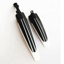 Mountain Bike Bicycle Cycling Front Rear Mudguard Black and White