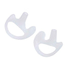Soft Ear Bud for Covert Acoustic Tube Earpiece for Two-way Radio(White M)