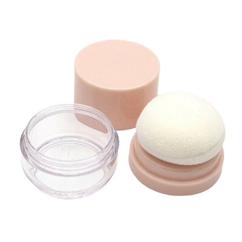 5G Mineral Face Powder Case Women Cosmetic Glitters Eyeshadow Box W/ Clear Lid