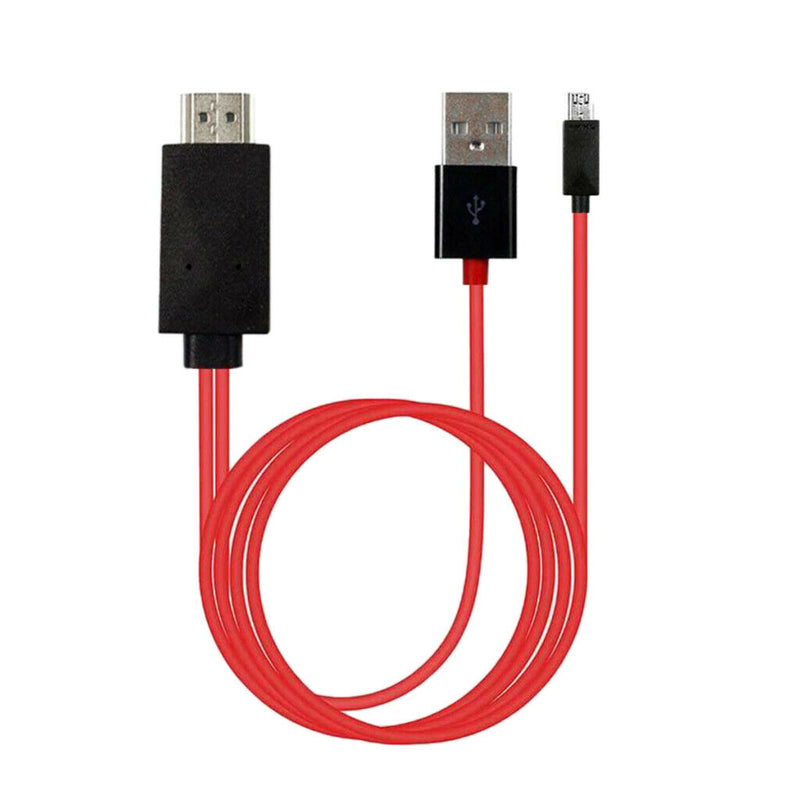 2m Micro USB To HDMI 1080P HD TV Cable Adapter For