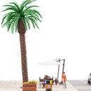 5x 1/100 Painted Trash Cans Mini Parking Train Building Garden Scenery Decor