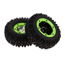 4x Rubber Tire Tyres with Metal Wheels for WLtoys 12428 1/12 RC Buggy Parts