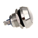 3A Push Button Reset Button Switch 12 mm Nickel Plated Copper Bell Push Sil T2S6