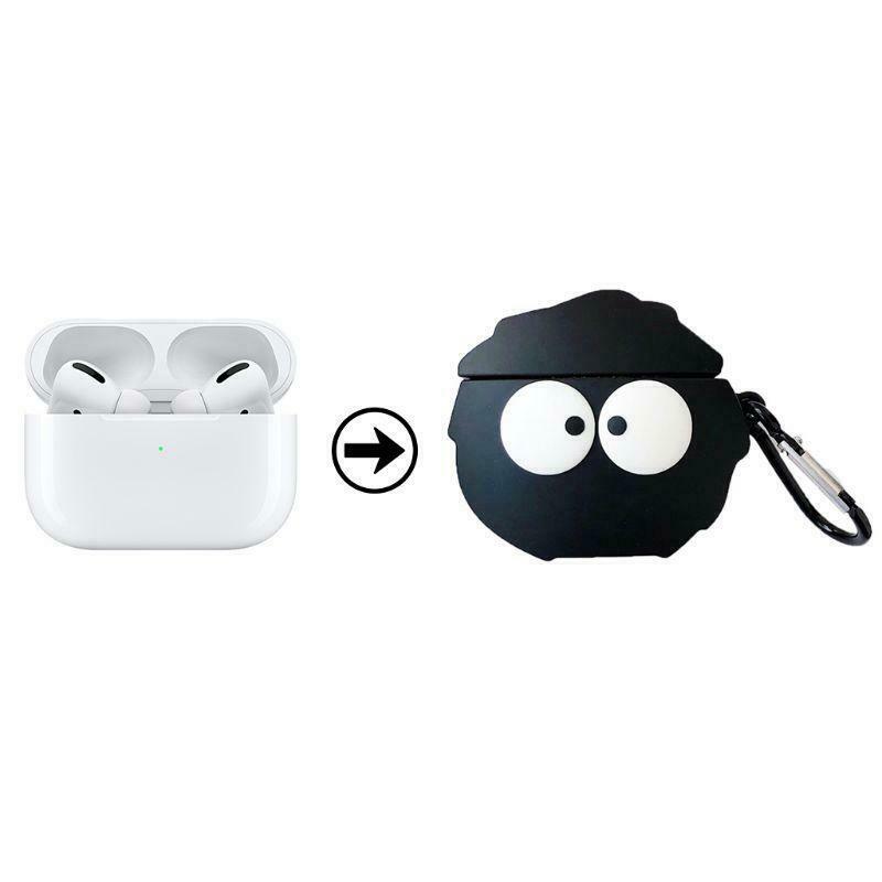 Fashion Coal Protective Case Silicone Cover Shockproof Shell for Airpods Pro