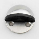 4 Pieces Stainless Steel Floor Door Stopper, Oval Floor Mounted Half Moon D