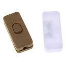 In-line ON/OFF Rocker Switch Table Desk Bed Light Lamp Midway Push Button Sw Gn