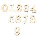 10Pcs Wooden Numbers for DIY Crafts Birthday Wedding Party Tables Decoration